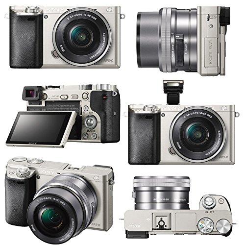 Sony-Alpha-a6000-Mirrorless-Camera-w-16-50mm-55-210mm-Lens-Bundle-Silver