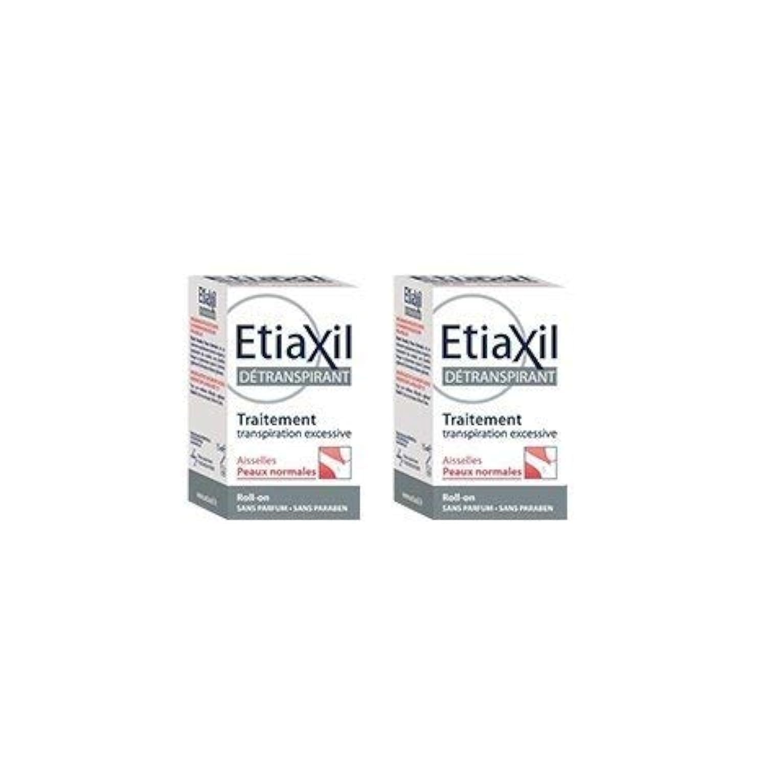 Etiaxil unpe rspirant Roll – On Treatment for armpits Normal Skins 15 ml Pack of 2pcs by ETIAXIL