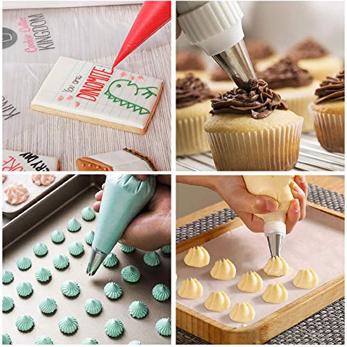 Piping Bags Disposable Thickened 100 Pieces 14 Inch Heavy Duty Anti