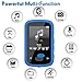 Alexan 8GB MP3 Player with Bluetooth 4.2 Wearable MP3 Player with Clip, Portable Lossless Sound Music Player with Headphones FM Radio, Pedometer,Voice Recorder ( 8GB Blue )
