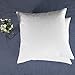 YSTHER Down Feather Throw Pillow Inserts 20x20 Set of 2 Firm Large Lumbar Pillows for Bed Decorative Couch Soft Pillows for Sleeping Indoor White Cotton Pillow Sofa Travel