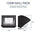 Hyperikon LED Wall Pack, 135W (HPS HID Replacement), Commercial and Industrial Outdoor Lighting, 5000K, IP65 Waterproof