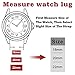 Ritche 20mm Classic Genuine Leather Watch Bands for Omega x Swatch Moonswatch Quick Release Vintage Leather Watch Straps Compatible with Timex Weekender Watch for Men, White Elephant Gifts, Stocking Stuffers for Men