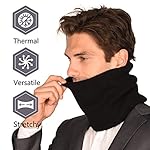 Winter Neck Warmers Gaiter-Double-Layer Thick Neck Gaiters Fleece Heat Insulated Thermal for Men Women Winter Neck Warmers Gaiter-Double-Layer Thick Neck Gaiters Fleece Heat Insulated Thermal for Men Women