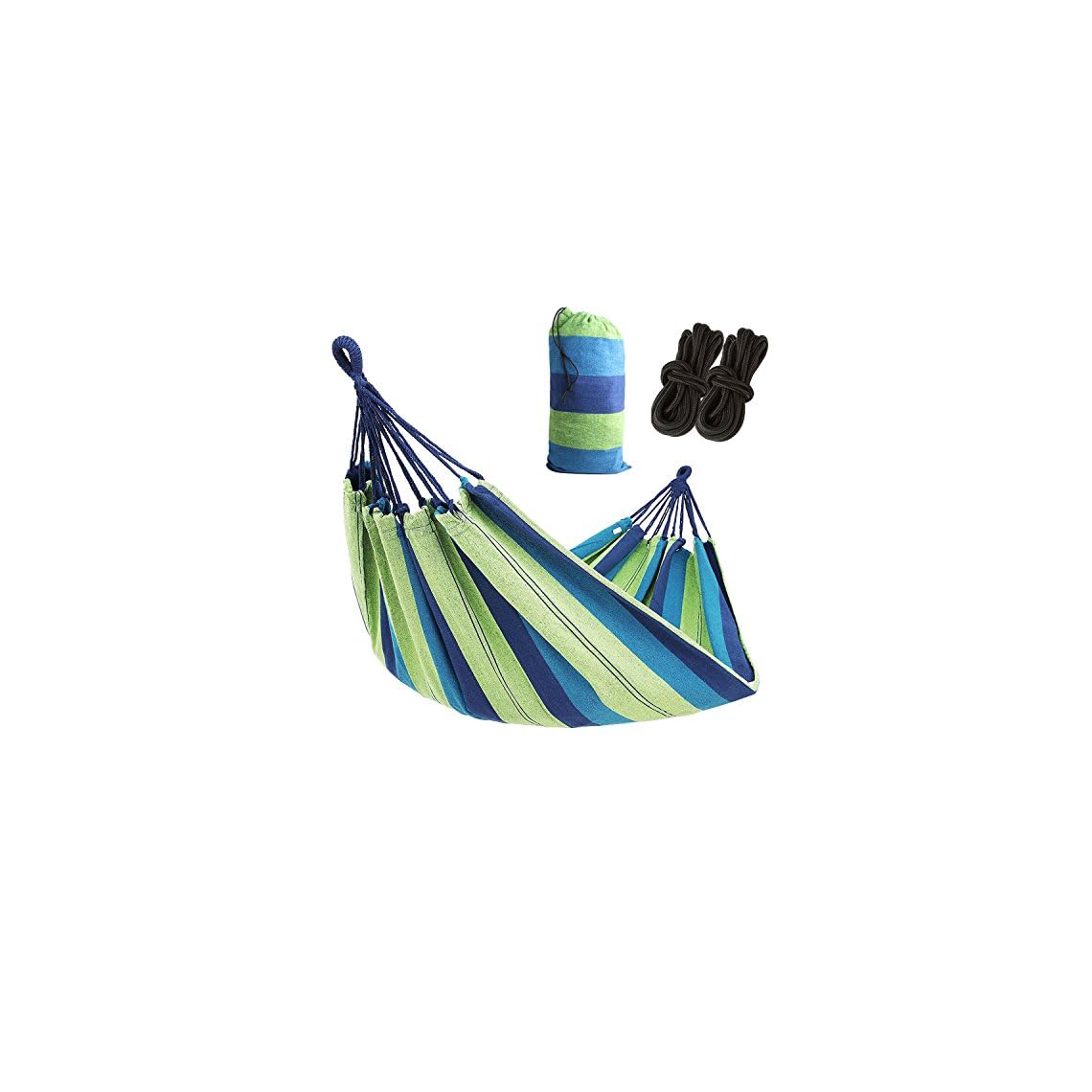 AC Doctor INC Outdoor Leisure Double 2 Person Cotton Hammocks 450lbs