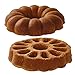 Baker's Advantage Fillables 2-Piece Non-Stick Pan, Set of 1, Fluted Bundt Cake, 9-Inch