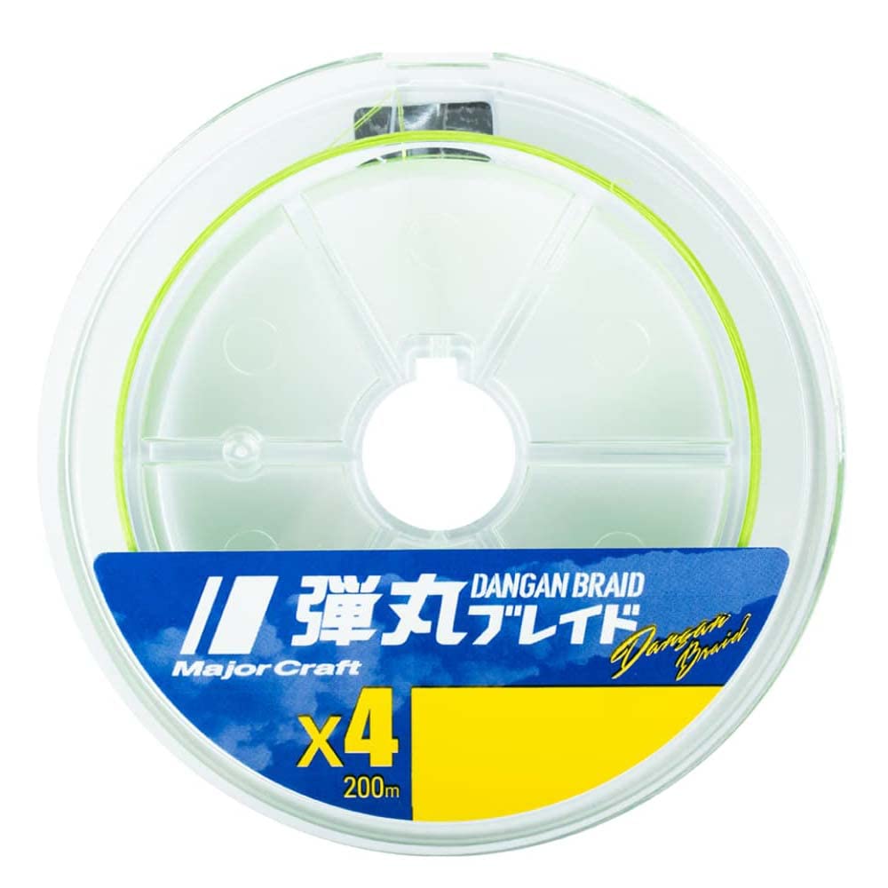 MAJOR CRAFT X 4 BRAID LINE DANGAN BLADE 200m/Light Green