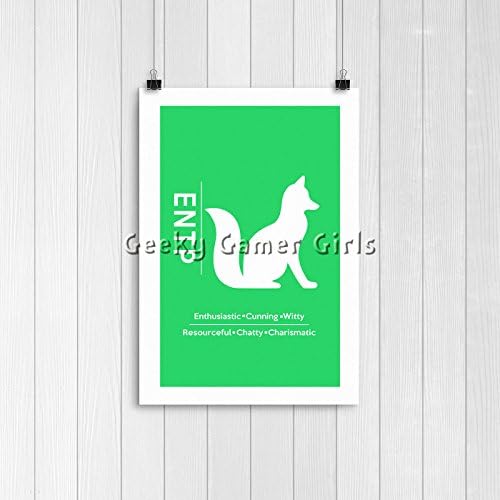 ENTP Minimalist Poster | Myers Briggs Poster | The Debator Poster | Custom colors available 11x17