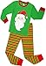 Girls Santa Christmas Pajamas For Boys Cotton Clothes Kids Pjs Toddler Sleepwear Pants Set