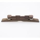 Cheerock Rosewood Adjustable Compensated Bridge for Acoustic Mandolin | quick install replacement part, saddle height adjustment, intonation accuracy improved, clean resonance and sustain