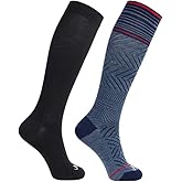 ja vie 76% Merino Wool Graduated Compression Socks for Women & Men (15-20mmHg)