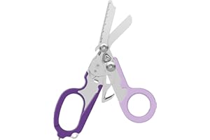 FRMINGZHAO Emergency Shears with Strap Cutter and Glass Breaker Stainless Steel Foldable Scissors Pliers, Outdoor Camping Rescue Scissors Tools …