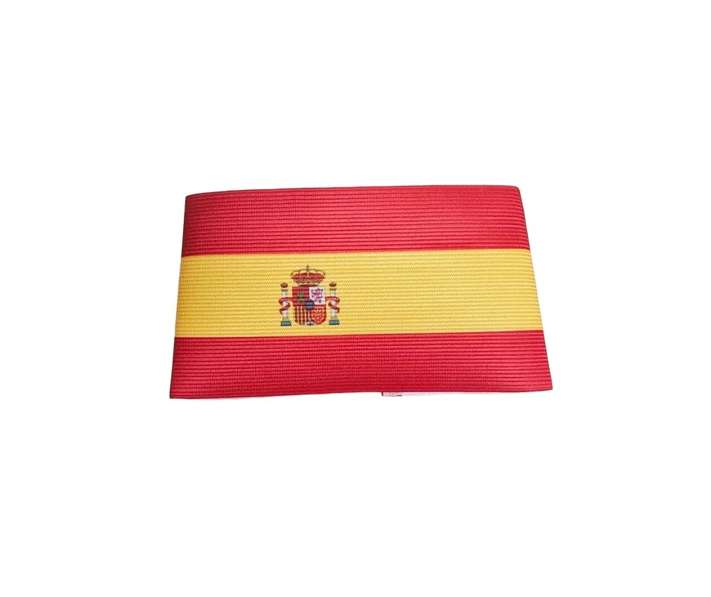 Armbands Football Captain Flag, Football Captain Armbands, Adjustable Elastic Football Captain Armbands (2, Spain, 8x30cm)