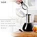 JoyJolt Airtight Cold Brew Iced Coffee Maker | Sleek 1.5 Liter (48 Ounce) Glass Tea & Coffee Pot Maker With Unique Non Slip Silicone Base | Make Delicious Homemade Cold Brew & Iced Coffee