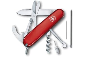 Victorinox Swiss Army 54941 Compact Pocket Knife, Red - 91mm