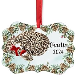 Brown Western Hognose Snake Christmas Ornament 2024