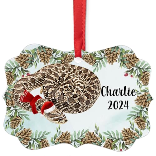 Brown Western Hognose Snake Christmas Ornament 2024