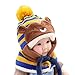 FEITONG Autumn Winter Baby Kids Girls Boys Warm Woolen Coif Hood Scarf Caps Hats