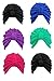 Luxury Divas Black White Yellow Navy Red 6 Pack Assorted Turban Head Wrap