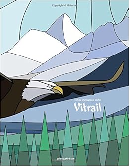 Amazoncom Livre De Coloriage Pour Adultes Vitrail 2