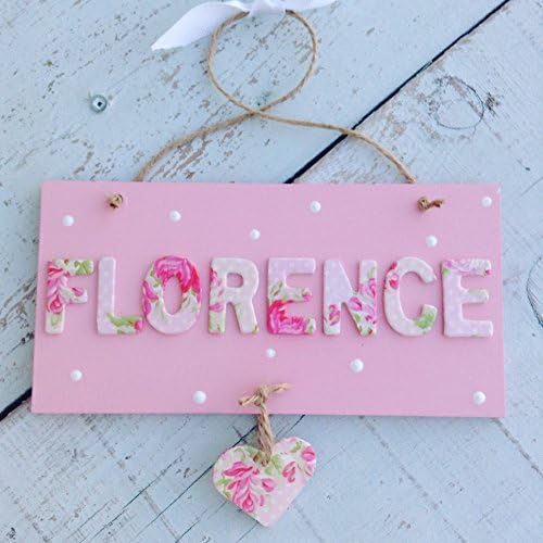 Personalised name sign door room plaque