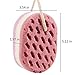 KECUCO 3 Pack Soft Bath Sponge for Women, Men, Kids, 100% Fiber Sponge Gentle & Soothing Body Sponge, Colourful & Extra Large Size with Fine, Soft, Rich Foam (Children)