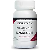 Melatonin Plus Magnesium Capsules - Hypo - 250 Capsules | Melatonin &amp; Magnesium, Calming Support, Antioxidant Support, Vitamin B6 Utilization, Hypoallergenic, Ultra Tested Formula