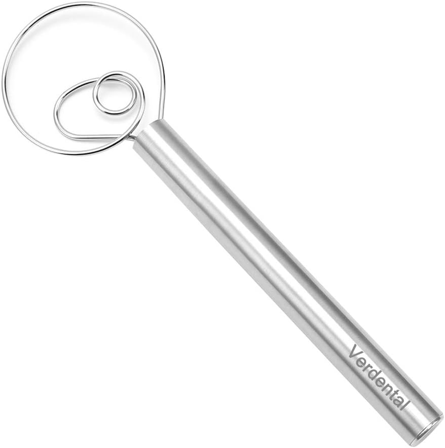 Verdental10 inches Stainless Steel Whisk Kitchen Utensils for Whisking, Blending, Beating and Stirring