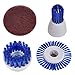 CUH Power Scrubber Replacement Brushes and Scouring Pad - 3 Brushes and 1 Scouring Pad