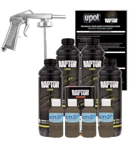 Amazon.com: Raptor Truck Bed Liner Kit with Colored Emerald Green