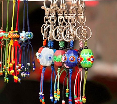 Curved Lobster Clasps Metal Swivel Lanyard Snap Hook with Key Rings,TV Remote Key Chain ,Manual art keychain ,50 PCS Silver
