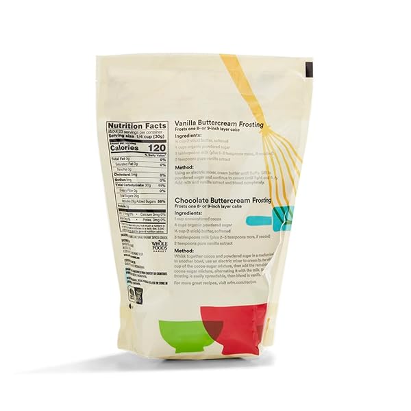 365 BY WHOLE FOODS MARKET, ORGANIC POWDERED SUGAR, 24 OUNCE