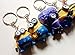 6pcs Keychain Set Despicable Me 2 Mini Action Figure 3d Minion Collectibles Gift