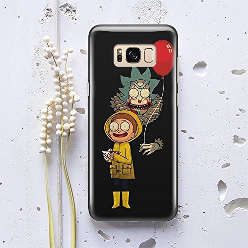 Mort and Rick Case Compatible With Samsung Galaxy S7 Case for Samsung S7 Galaxy Cell Phone Cases IT Movie Fandom Mort and Rick IT Crossover Get Shwifty Plastic Clear Protective Cover AW1255