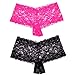 Angelina Open-Crotch Cheeky Boxers with Floral Lace Design (2-Pack), G3252_M