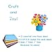 Extra Thick Craft Foam Sheets - EVA Material - 13 Colors 9.6 9.6 Inches - 3mm/5mm/7mm Thickness
