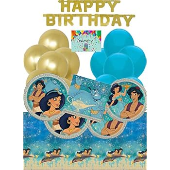 Amazon Com Disney Aladdin Princess Jasmine Party Supplies Pack