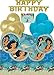 Princess Jasmine and Aladdin Birthday Party Supplies and Decorations Pack For 16 With Gold Banner, Balloons, Tablecloth, Plates, Napkins and Birthday Card by JPMD