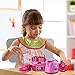 FUN LITTLE TOYS Play Kitchen for Kids, Pretend Kitchen Toy Set for Girls Toddlers Includes Stove, Juice Extractor, Toaster, Mini Fan with Light and Sound 6 Batteries Included