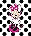 Disney Minnie Mouse All About Dots Silk Touch Throw,46 in X 60 in