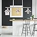 Wellmet 3 Lights Modern Pendant Lighting for Kitchen Island, Farmhouse Chandelier Dining Room Lighting Fixtures Hanging with Brushed Nickel Finish,Chandeliers Height Adjustable for Pool Table (Silver)