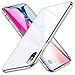 ESR iPhone X Case, 9H Tempered Glass Back Cover [Mimics The Glass Back of The iPhone X][Scratch-Resistant] + Soft Silicone Bumper [Shock Absorption] for iPhone X/iPhone 10(White)