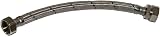 Aumix 22mm x 3/4" 12mm Bore 500mm Flexible Braided Tap Connectors Pair WRAS view 3