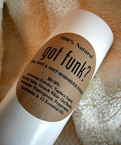 got funk? Deodorizing Powder for Shoes, Boots, Sneakers and Feet