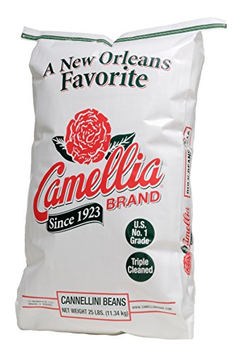Camellia Brand - Cannellini Beans, Dry Beans (25 Pound Bag)