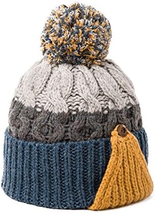 Winter wool hat/Knits and wool-hat/Thick warm ear muffs headgear and wool and velvet hat-B One Size