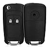 kwmobile autosleutelcover compatibel met Opel Chevrolet 2-knops inklapbare autosleutel – vervangende sleutelbehuizing…