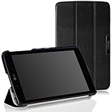 MoKo LG G Pad 7.0 Case - Slim Lightweight Smart Shell Stand Cover Case with Auto Wake / Sleep for LG G Pad V400 / V410 (LTE) / VK410 / UK410 / LK430 (G Pad F7.0) 7-Inch Android Tablet, BLACK
