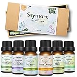 Skymore Top 6 Essential Oil Blend Gift Set, 100% Pure Aromatherapy Oils for Diffuser, Best Therapeutic Grade Essential Oil Kit - 6/10ml (Sleep, Breathe, Relaxation, Refresh, Immunity, Decompression)