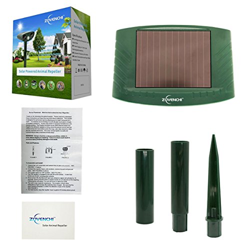 ZOVENCHI Solar Ultrasonic Animal Repeller Review Solar Panel America